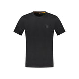 Hugo Boss Black Cotton Men T-Shirt