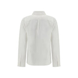 Max Mara White Cotton Dress Shirt