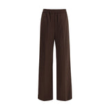 Max Mara Gray Polyester Casual Pants