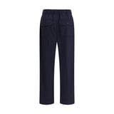 Max Mara Black Cotton Casual Pants