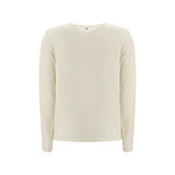 Max Mara Cream Cotton Long Sleeve T-Shirt