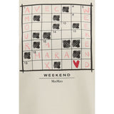 Max Mara Cream Cotton T-Shirt