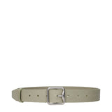 Burberry Green Leather Regular Belt
