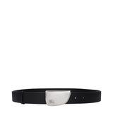 Burberry Black Leather Regular Belt