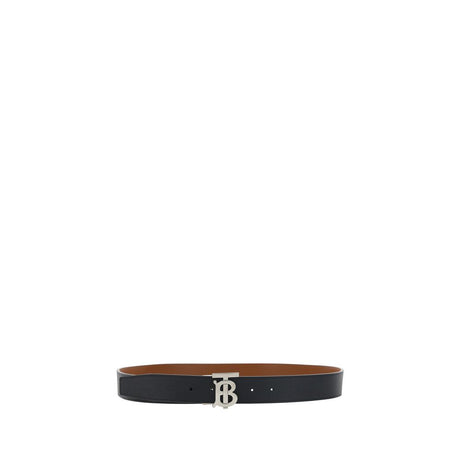 Burberry Black Calf Leather Bos Taurus Regular Belt