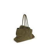 The Attico Bicolor Calf Leather Bos Taurus Shoulder Bag