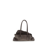 The Attico Brown Calf Leather Bos Taurus Shoulder Bag