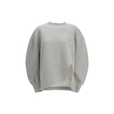 The Attico Gray Cotton Sweatshirt