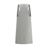 The Attico Gray Cotton Casual Dress