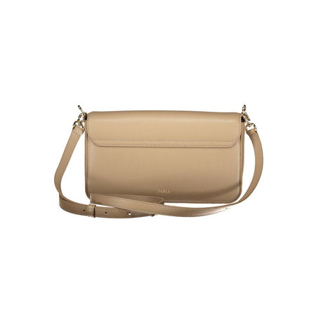 Furla Beige Leather Women Bag