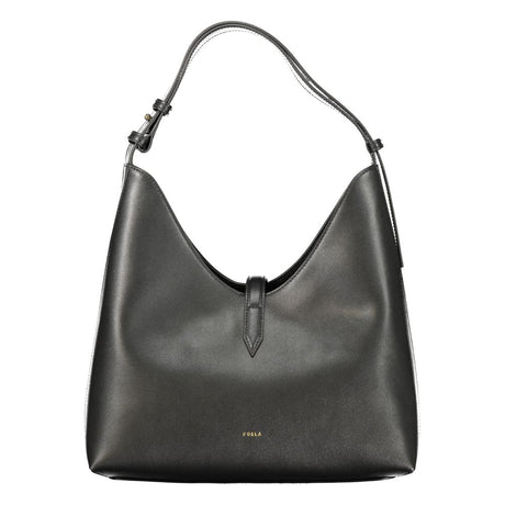 Furla Nero Leather Women Handbag