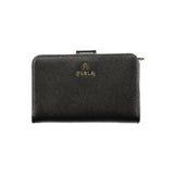 Furla Black Leather Women Wallet