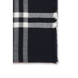 Burberry Blue Wool Scarf
