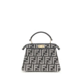 Fendi Blue Fabric Handbag