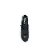 Prada Black Lamb Ovis Aries Aries Ballet Flats