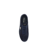 Prada Blue Calf Leather Bos Taurus Sneakers