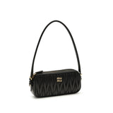 Miu Miu Black Calf Leather Bos Taurus Shoulder Bag