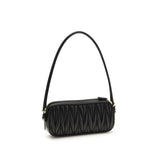 Miu Miu Black Calf Leather Bos Taurus Shoulder Bag