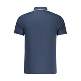 Hugo Boss Blue Cotton Men Polo Shirt