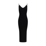 Versace Black Viscose Casual Dress