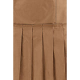 Fendi Brown Silk Mini Skirt