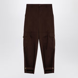 Moschino Brown wide cargo trousers