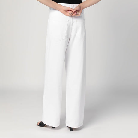 AGOLDE Wide Vana Fold white jeans