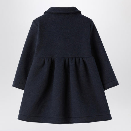 Il Gufo Blue couture fleece coat