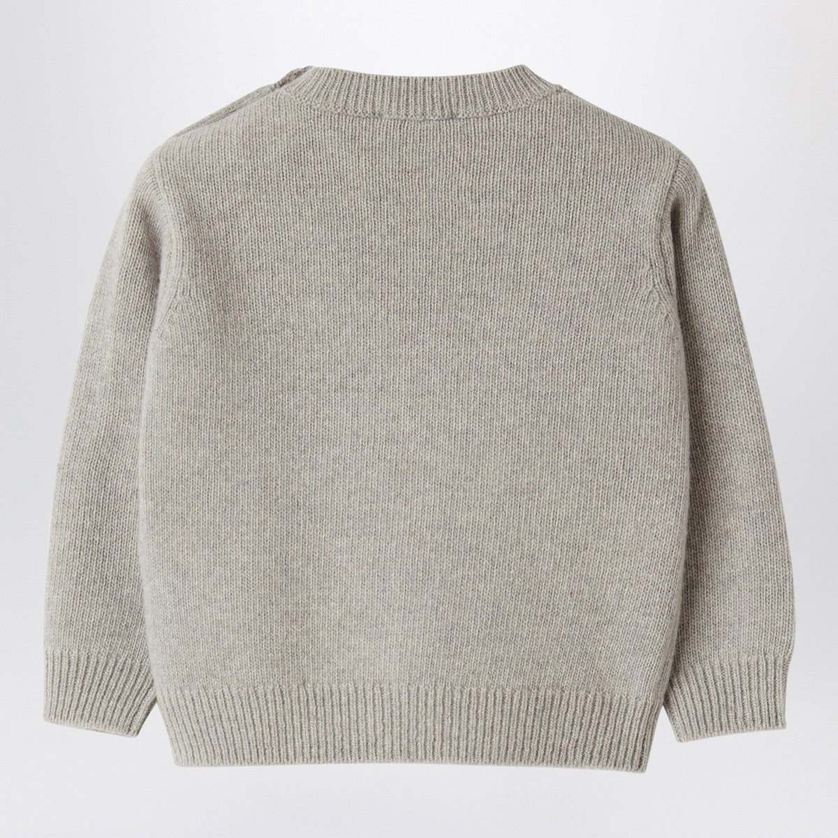 Il Gufo Grey mélange wool jumper