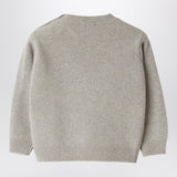 Il Gufo Grey mélange wool jumper
