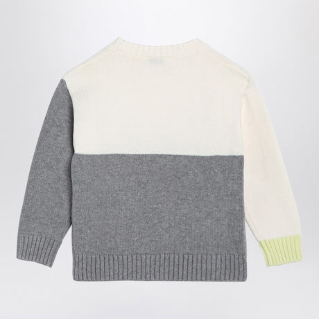 Il Gufo Colour-block jumper in organic cotton