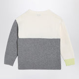 Il Gufo Colour-block jumper in organic cotton