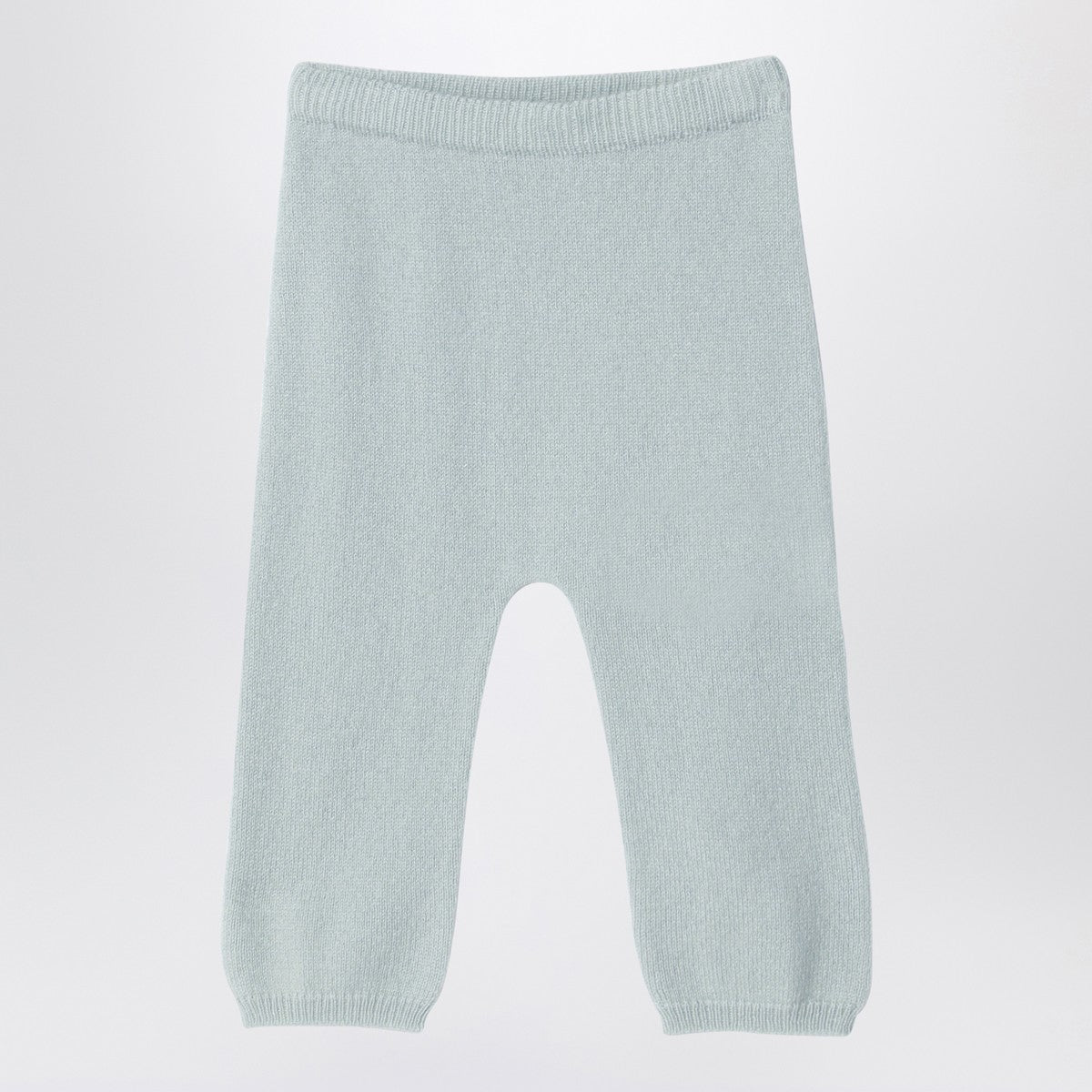 Il Gufo Light green wool leggings