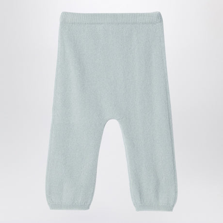 Il Gufo Light green wool leggings