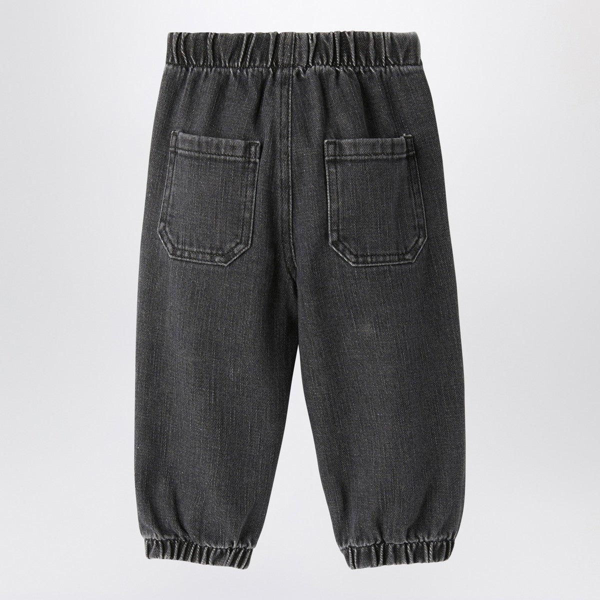 Il Gufo Black washed denim jeans