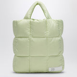 Il Gufo Lime yellow bag in microfibre nylon