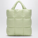 Il Gufo Lime yellow bag in microfibre nylon