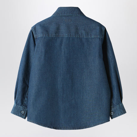 Il Gufo Blue denim shirt