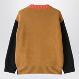Il Gufo Color-block cotton sweater