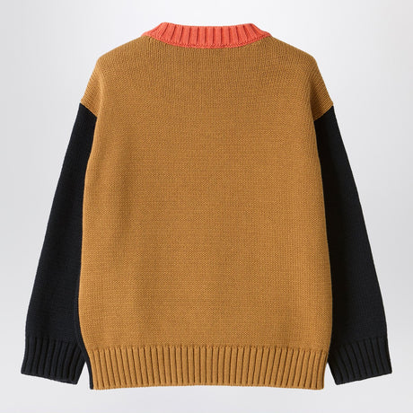 Il Gufo Color-block cotton sweater