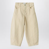 Il Gufo Carrot pants in stretch gabardine
