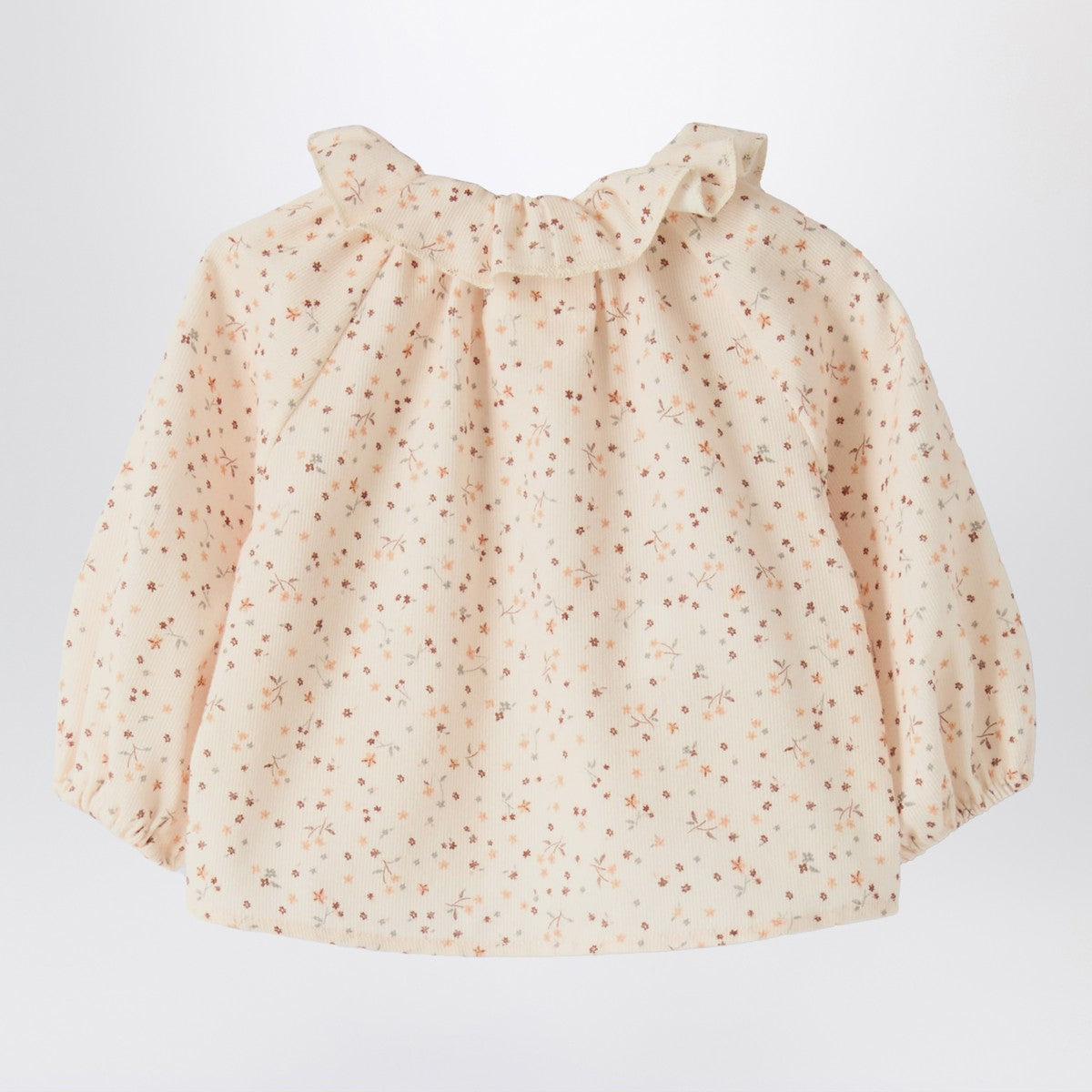 Teddy & Minou Cream blouse with floral print