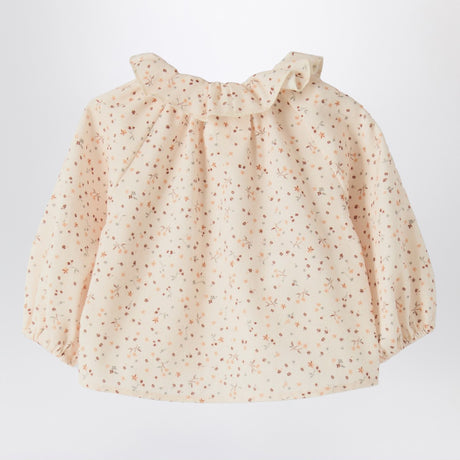 Teddy & Minou Cream blouse with floral print