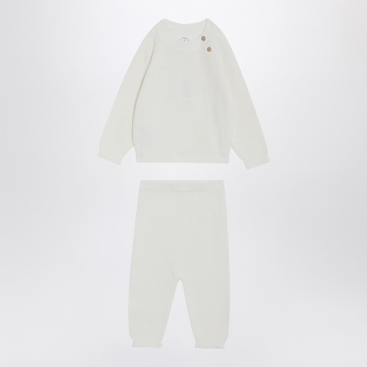 Teddy & Minou Two-piece suit in milk white