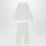 Teddy & Minou Two-piece suit in milk white