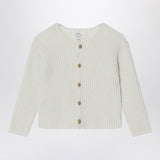 Teddy & Minou Milk-white wool-blend cardigan