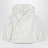 Teddy & Minou White hooded puffer jacket