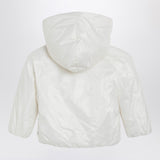 Teddy & Minou White hooded puffer jacket