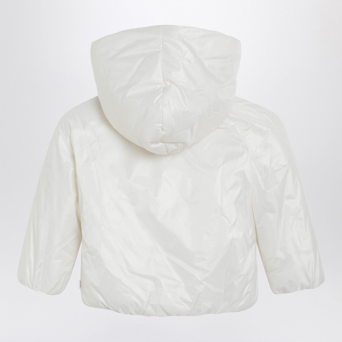 Teddy & Minou White hooded puffer jacket