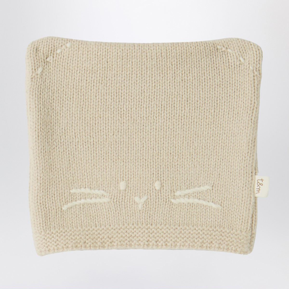 Teddy & Minou Beige knit set with hat and shoes